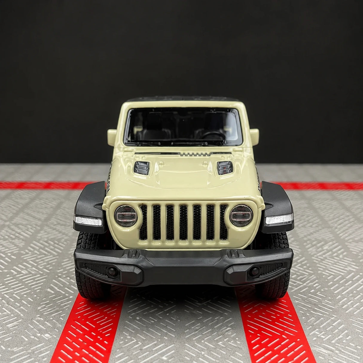 Jeep 2018 Wrangler Rubicon أوف وايت 1:36 – نموذج عرض مصبوب بالقالب
