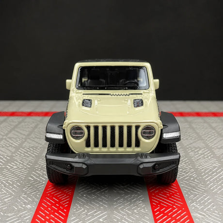 Jeep 2018 Wrangler Rubicon أوف وايت 1:36 – نموذج عرض مصبوب بالقالب