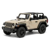 Jeep 2018 Wrangler Rubicon أوف وايت 1:36 – نموذج عرض مصبوب بالقالب