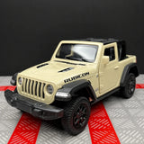 Jeep 2018 Wrangler Rubicon أوف وايت 1:36 – نموذج عرض مصبوب بالقالب