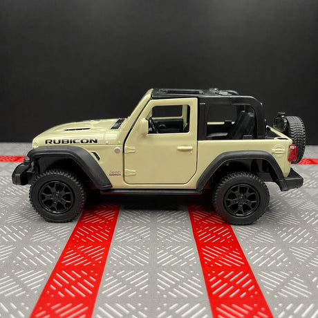 Jeep 2018 Wrangler Rubicon أوف وايت 1:36 – نموذج عرض مصبوب بالقالب