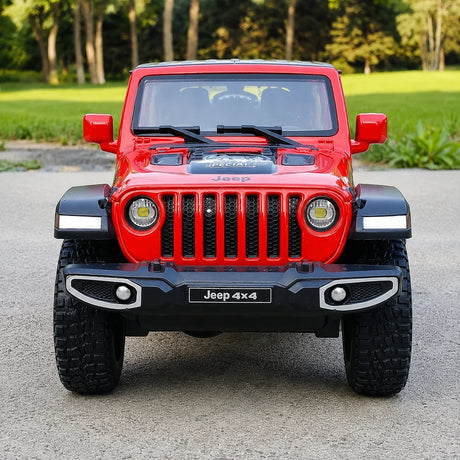 Jeep 2018 Wrangler Rubicon Rode 1:24 – Gegoten Beeldmodel Gietijzer