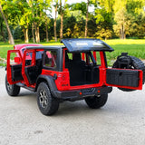 Jeep 2018 Wrangler Rubicon Rode 1:24 – Gegoten Beeldmodel Gietijzer