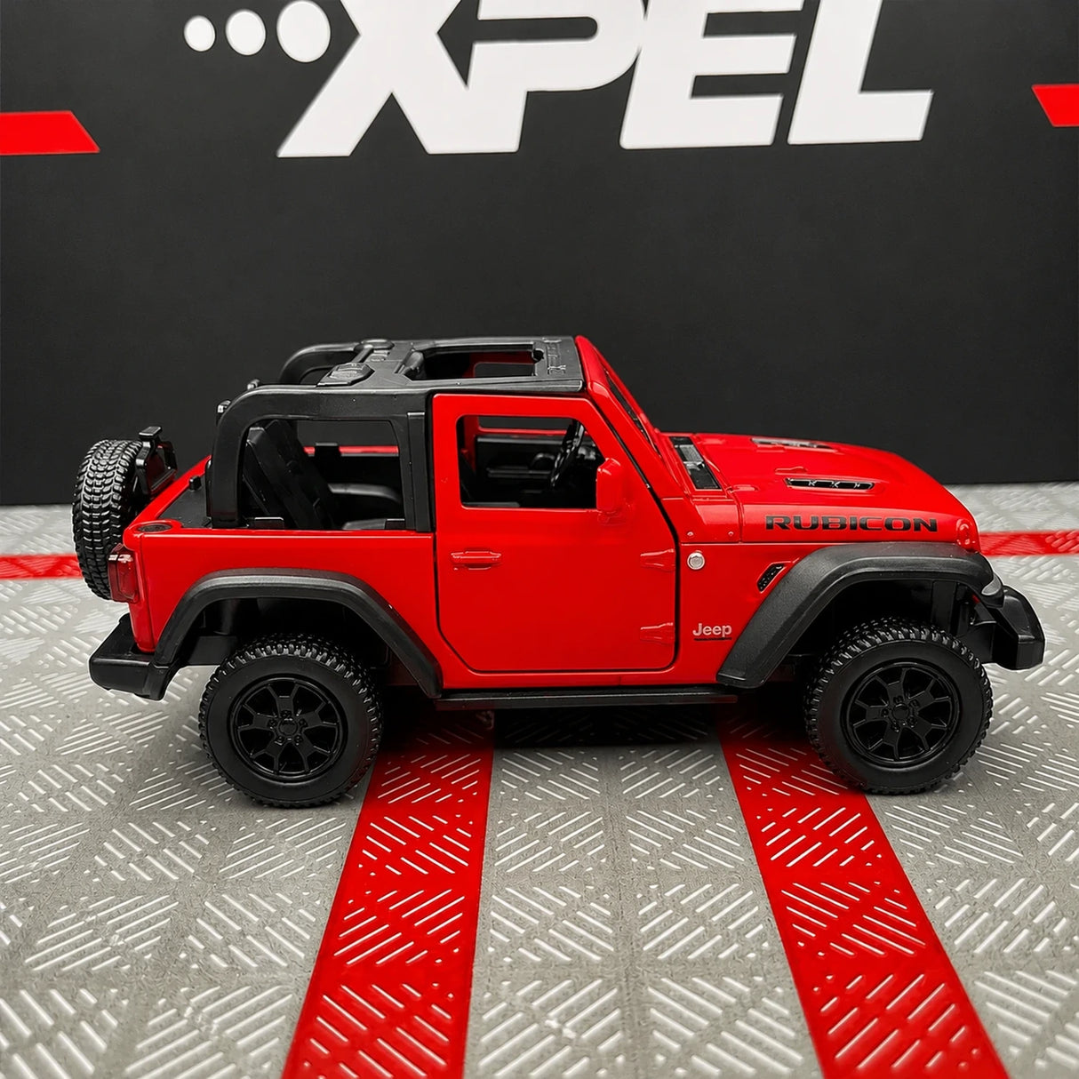 Jeep 2018 Wrangler Rubicon 레드 1:36 – 다이캐스트 디스플레이 모델 다이캐스트