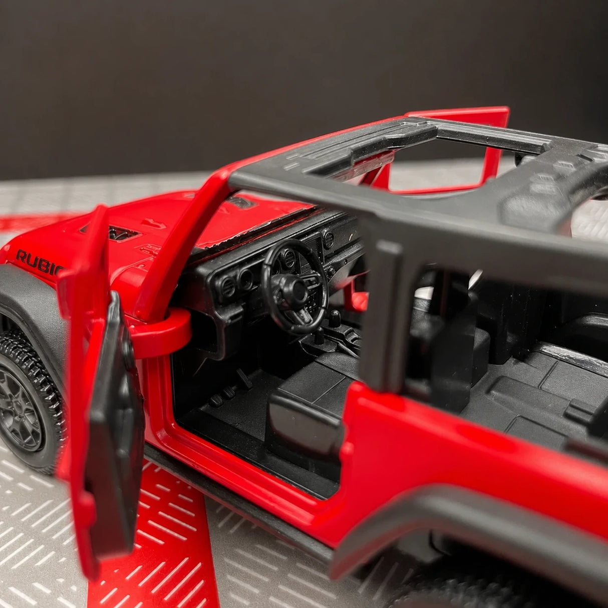 Jeep 2018 Wrangler Rubicon 레드 1:36 – 다이캐스트 디스플레이 모델 다이캐스트