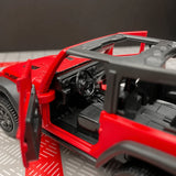 Jeep 2018 Wrangler Rubicon 레드 1:36 – 다이캐스트 디스플레이 모델 다이캐스트