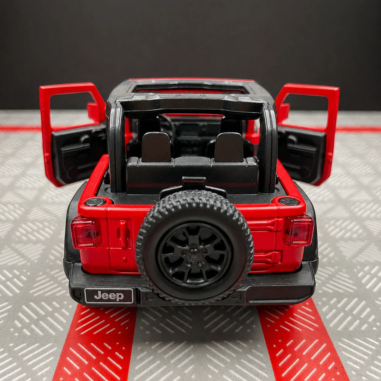 Jeep 2018 Wrangler Rubicon 레드 1:36 – 다이캐스트 디스플레이 모델 다이캐스트