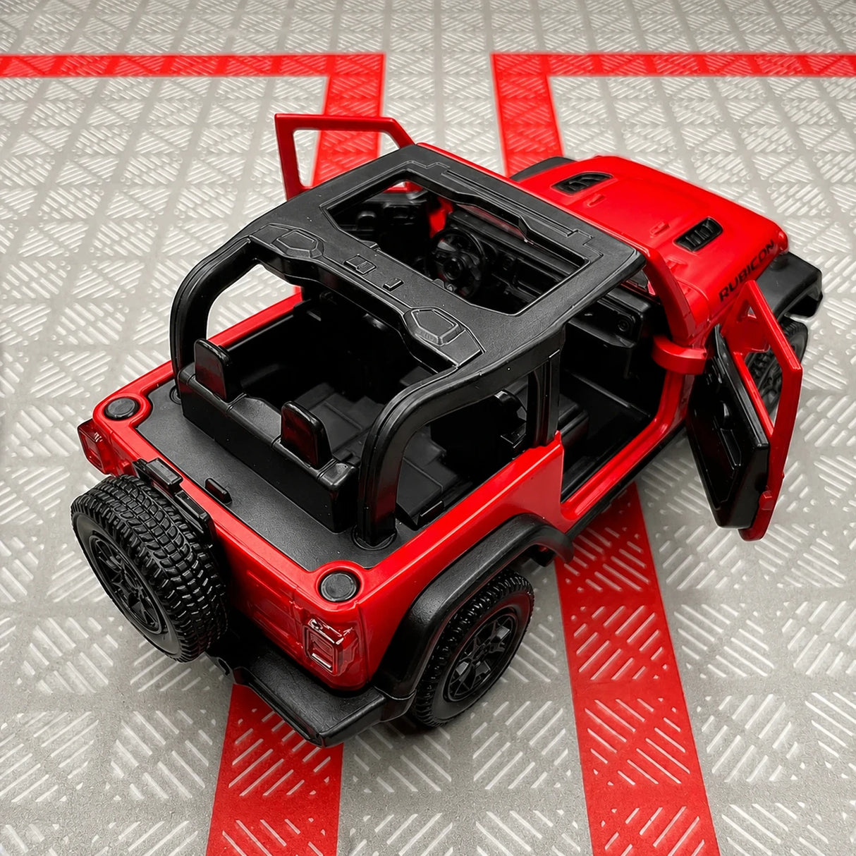 Jeep 2018 Wrangler Rubicon 레드 1:36 – 다이캐스트 디스플레이 모델 다이캐스트