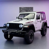 Jeep 2018 Wrangler Rubicon wit 1:24 – diecast displaymodel