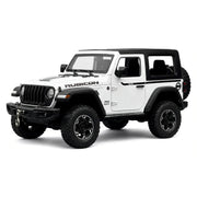 Jeep 2018 Wrangler Rubicon wit 1:24 – modelauto van gegoten metaal voor display