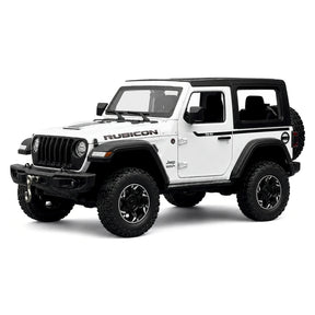Jeep 2018 Wrangler Rubicon wit 1:24 – diecast displaymodel