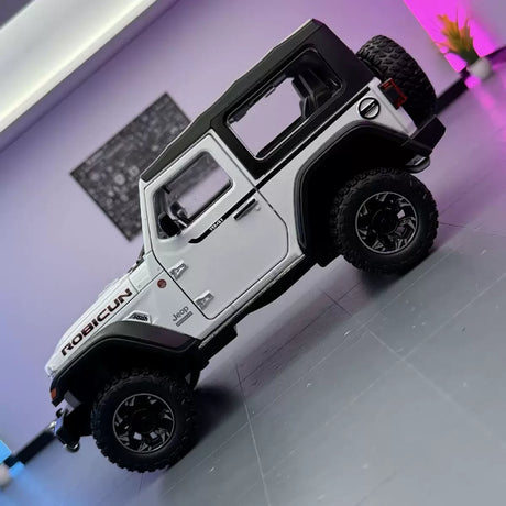 Jeep 2018 Wrangler Rubicon wit 1:24 – diecast displaymodel