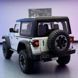 Jeep 2018 Wrangler Rubicon wit 1:24 – diecast displaymodel