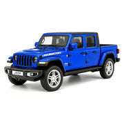 Jeep 2020 Gladiator Rubicon blå 1:32 – modellbil i gjuten metall för visning