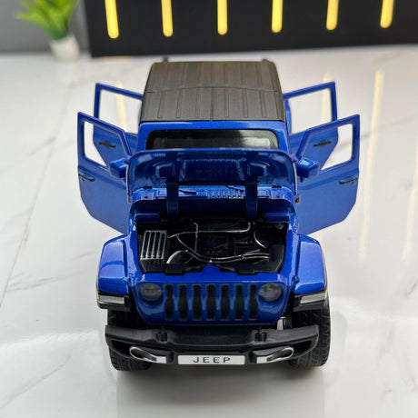 Jeep 2020 Gladiator Rubicon blå 1:32 – pressgjuten visningsmodell