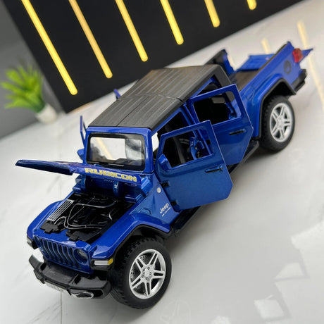 Jeep 2020 Gladiator Rubicon blå 1:32 – pressgjuten visningsmodell
