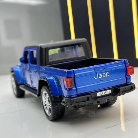 Jeep 2020 Gladiator Rubicon blå 1:32 – pressgjuten visningsmodell