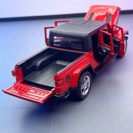 Jeep 2020 Gladiator Rubicon röd 1:32 – pressgjuten visningsmodell