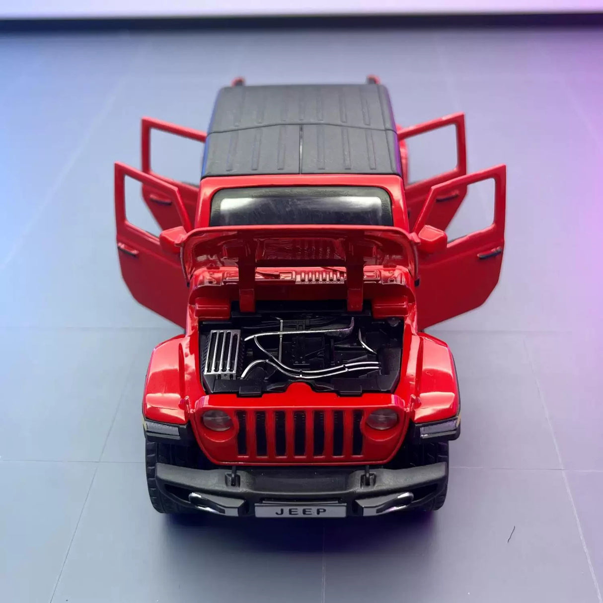 Jeep 2020 Gladiator Rubicon röd 1:32 – pressgjuten visningsmodell