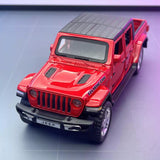 Jeep 2020 Gladiator Rubicon röd 1:32 – pressgjuten visningsmodell
