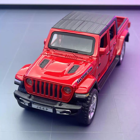 Jeep 2020 Gladiator Rubicon röd 1:32 – pressgjuten visningsmodell