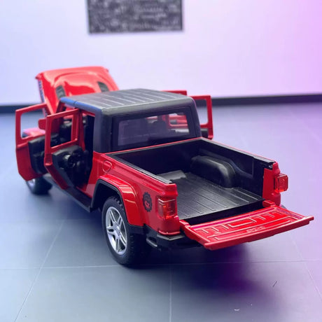 Jeep 2020 Gladiator Rubicon röd 1:32 – pressgjuten visningsmodell