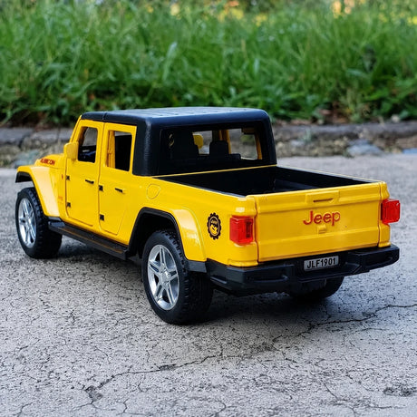 Jeep 2020 Gladiator Rubicon gul 1:32 – pressgjuten visningsmodell