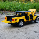 Jeep 2020 Gladiator Rubicon gul 1:32 – pressgjuten visningsmodell