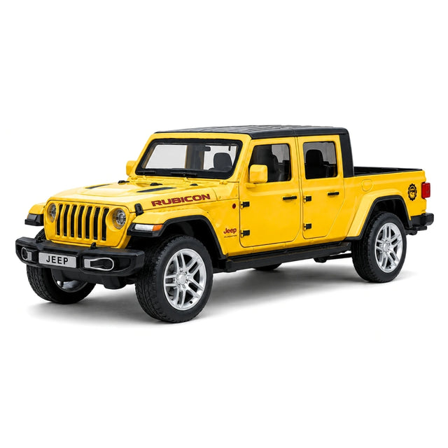 Jeep 2020 Gladiator Rubicon gul 1:32 – pressgjuten visningsmodell