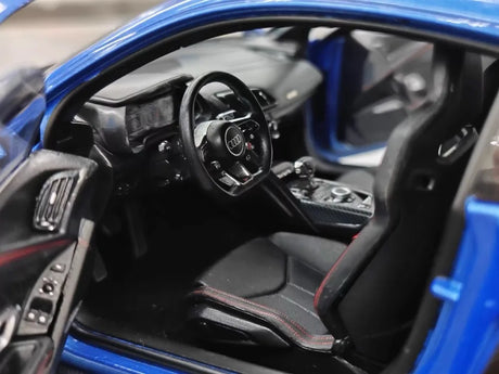 [KengFai] 1:18 Audi 2020 R8 Performance Blue Model Car Die-Cast