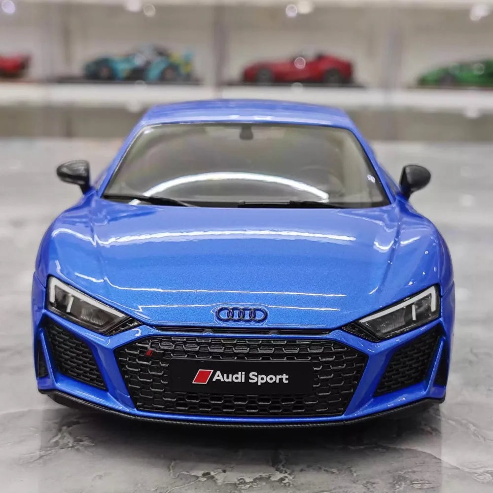 [KengFai] 1:18 Audi 2020 R8 Performance Blue Model Car Die-Cast