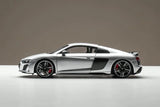 [KengFai] 1:18 Audi 2020 R8 Performance Silver Model Car Die-Cast