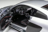 [KengFai] 1:18 Audi 2020 R8 Performance Silver Model Car Die-Cast