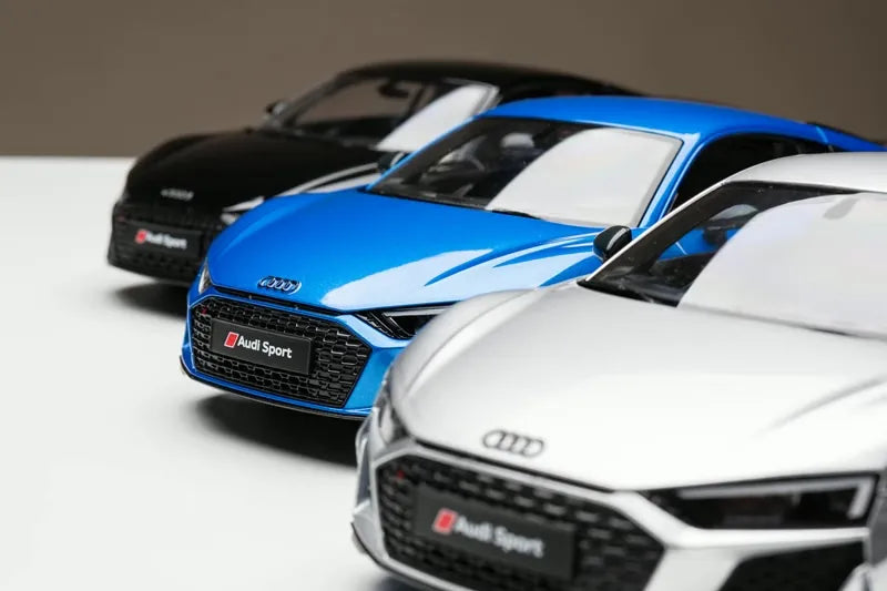 [KengFai] 1:18 Audi 2020 R8 Spyder Gray Model Car Die-Cast