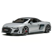 KengFai Audi 2020 R8 Spyder szary 1:18 – kolekcjonerski model samochodu z metalu odlewanego