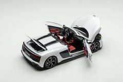 [KengFai] 1:18 Audi 2020 R8 Spyder White Model Car Die-Cast