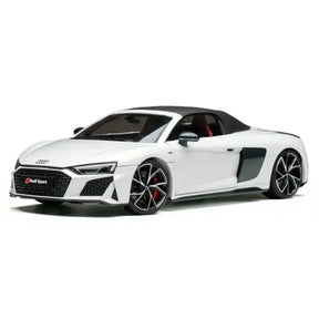 [KengFai] 1:18 Audi 2020 R8 Spyder vit modellbil Die-Cast