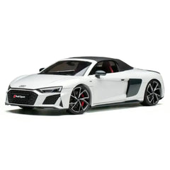 [KengFai] 1:18 Audi 2020 R8 Spyder White Model Car Die-Cast