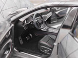[KengFai] 1:18 Audi 2021 RS7 Sportback ABT gris voiture miniature Die-Cast