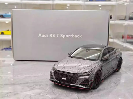 [KengFai] 1:18 Audi 2021 RS7 Sportback ABT Gray Model Car Die-Cast