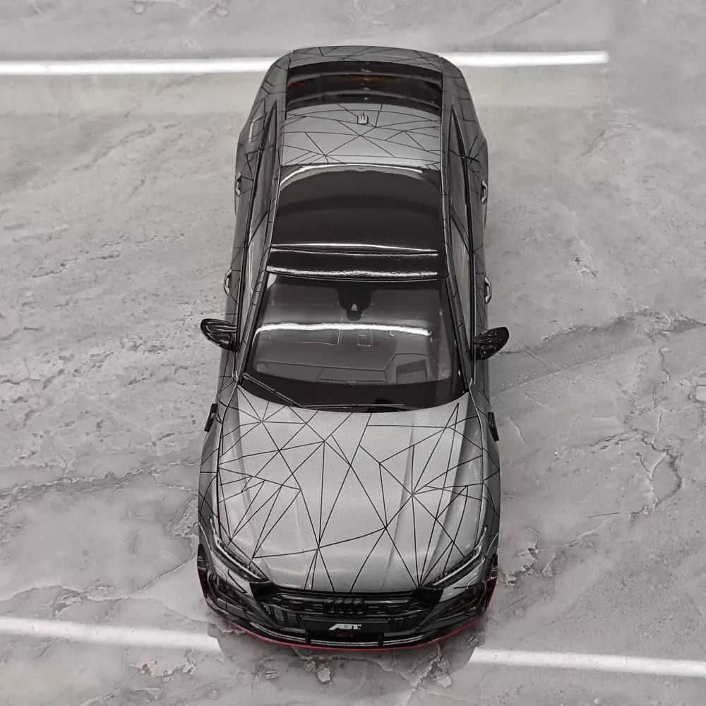 [KengFai] 1:18 Audi 2021 RS7 Sportback ABT gris voiture miniature Die-Cast