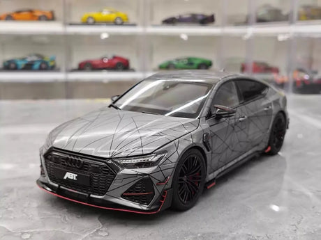 [KengFai] 1:18 Audi 2021 RS7 Sportback ABT Gray Model Car Die-Cast
