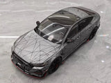 [KengFai] 1:18 Audi 2021 RS7 Sportback ABT gris voiture miniature Die-Cast