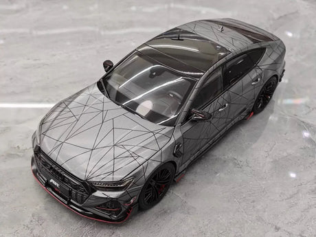 [KengFai] 1:18 Audi 2021 RS7 Sportback ABT Gray Model Car Die-Cast