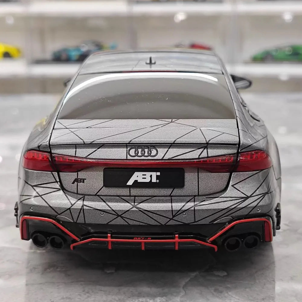 [KengFai] 1:18 Audi 2021 RS7 Sportback ABT gris voiture miniature Die-Cast