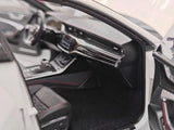 [KengFai] 1:18 Audi 2021 RS7 Sportback ABT ホワイト モデルカー Die-Cast