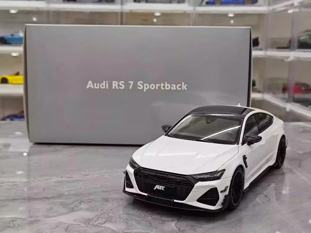 [KengFai] 1:18 Audi 2021 RS7 Sportback ABT blanc voiture miniature Die-Cast