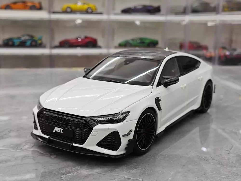 [KengFai] 1:18 Audi 2021 RS7 Sportback ABT blanc voiture miniature Die-Cast