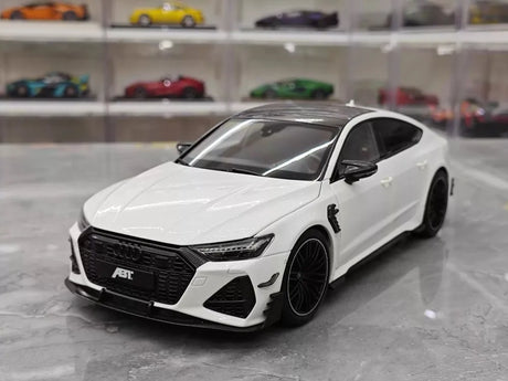 [KengFai] 1:18 Audi 2021 RS7 Sportback ABT White Model Car Die-Cast