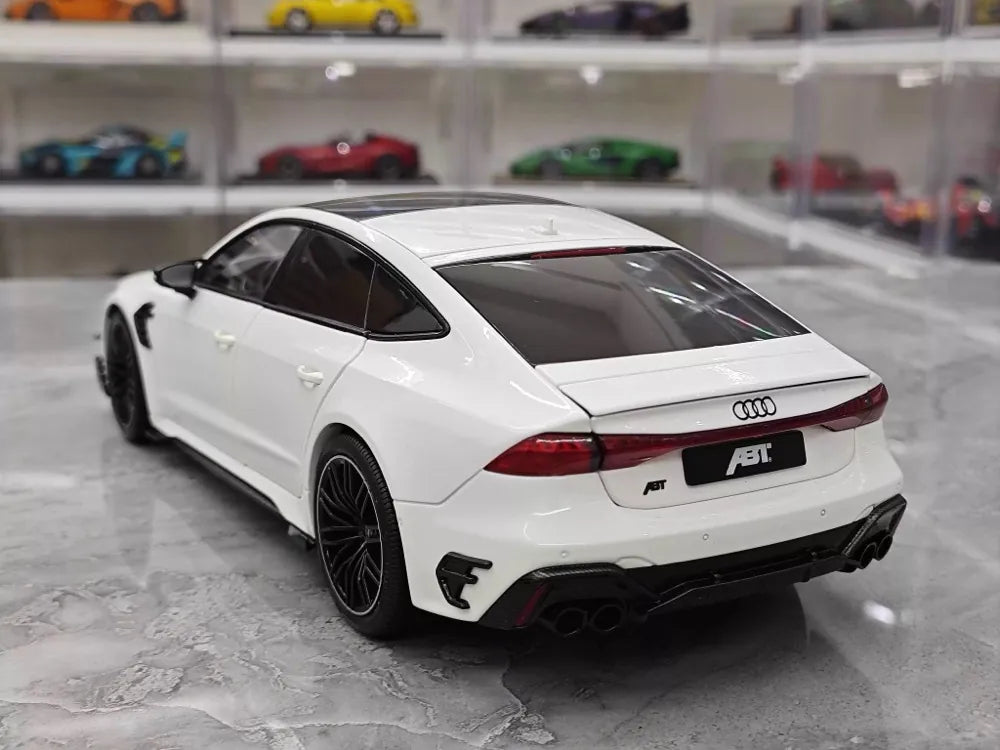 [KengFai] 1:18 Audi 2021 RS7 Sportback ABT blanc voiture miniature Die-Cast